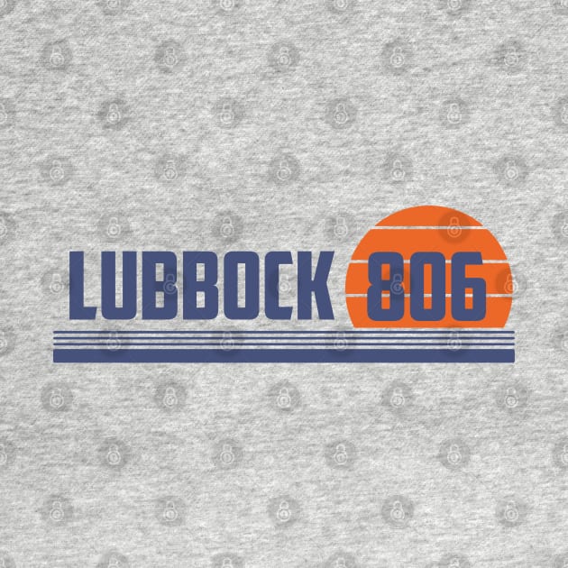 806 Lubbock Texas Area Code by Eureka Shirts